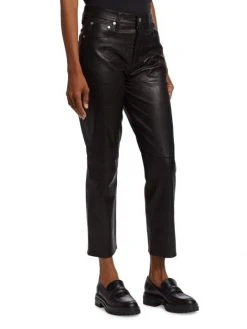 Rag & Bone Leather Slim Fit Pants 9 Rag & Bone Leather Slim Fit Pants -rag & bone Sales Store unnamed file 350