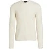 Rag & Bone Collin Pique Crewneck Sweater For Men Light Dove