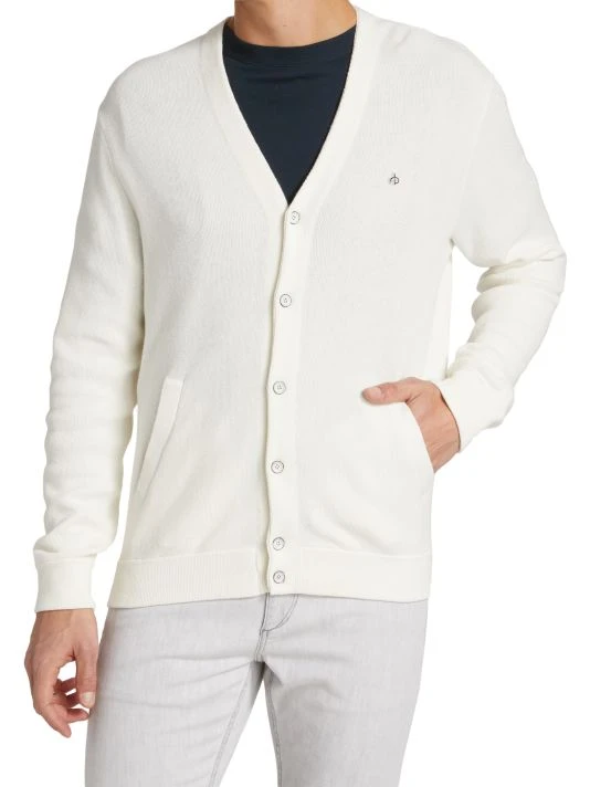 Rag & Bone Winslow Crossgrain Cardigan For Men 3 Rag & Bone Winslow Crossgrain Cardigan For Men - Image 3