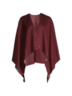 Rag & Bone Reversible Crown Cashmere Poncho Wine -rag & bone Sales Store unnamed file 432