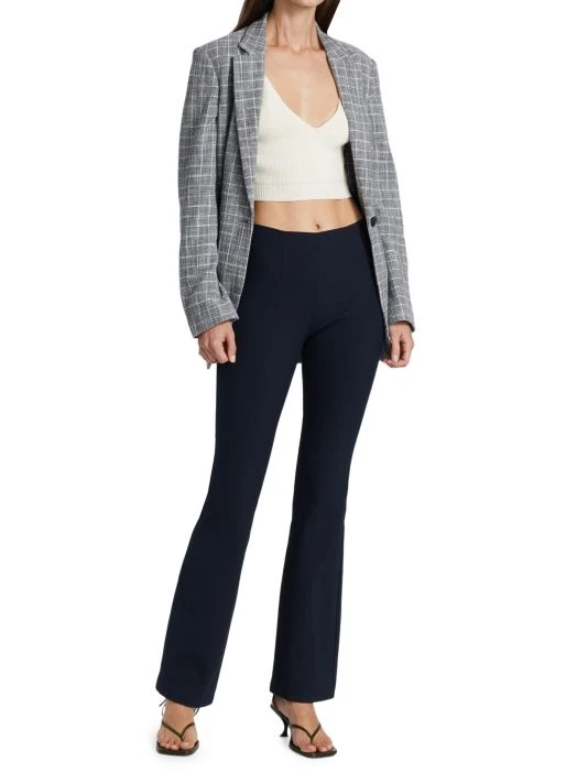 Rag & Bone Simone Mid-Rise Flare Pants Black 2 Rag & Bone Simone Mid-Rise Flare Pants Black - Image 2