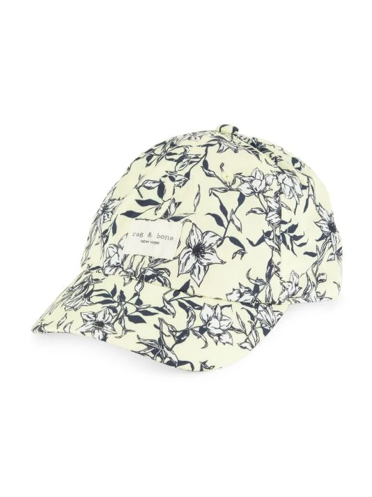 Rag & Bone Addison Floral Print Baseball Cap Brown Floral 4 Rag & Bone Addison Floral Print Baseball Cap Brown Floral - Image 4