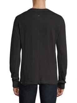 Rag & Bone Basic Henley For Men Dark Grey -rag & bone Sales Store unnamed file 49