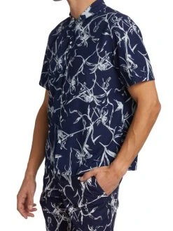 Rag & Bone Avery Print Short-Sleeve Cotton Camp Shirt For Men -rag & bone Sales Store unnamed file 535