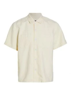 Rag & Bone Linen-Blend Short-Sleeve Shirt For Men