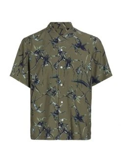 Rag & Bone Avery Army Floral Shirt For Men