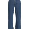 Rag & Bone Logan Mid-Rise Featherweight Wide-Leg Jeans