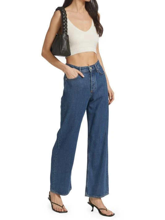 Rag & Bone Logan Mid-Rise Featherweight Wide-Leg Jeans 2 Rag & Bone Logan Mid-Rise Featherweight Wide-Leg Jeans - Image 2