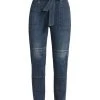 Rag & Bone Miramar Mia Belted High-Rise Straight Leg Jeans