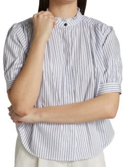 Rag & Bone Jordan Stripe Button-Down Top -rag & bone Sales Store unnamed file 661