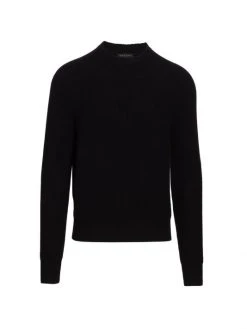 Rag & Bone Ribbed Cashmere Sweater For Men Black -rag & bone Sales Store unnamed file 68