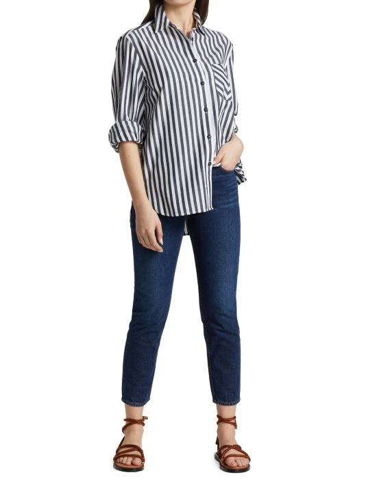 Rag & Bone Maxine Stripe Button-Down Shirt 2 Rag & Bone Maxine Stripe Button-Down Shirt - Image 2