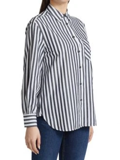Rag & Bone Maxine Stripe Button-Down Shirt 10 Rag & Bone Maxine Stripe Button-Down Shirt -rag & bone Sales Store unnamed file 696