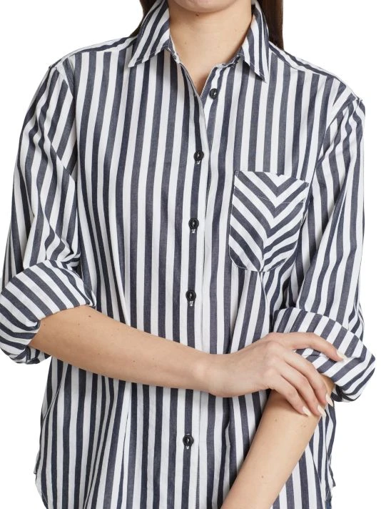 Rag & Bone Maxine Stripe Button-Down Shirt 6 Rag & Bone Maxine Stripe Button-Down Shirt - Image 6