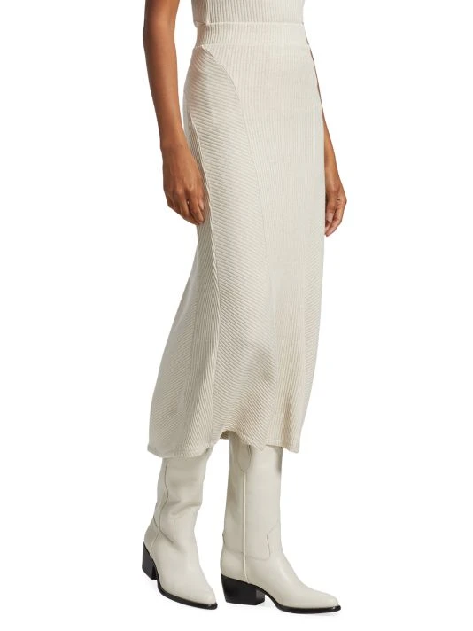 Rag & Bone Echo Ribbed Midi Skirt 4 Rag & Bone Echo Ribbed Midi Skirt - Image 4