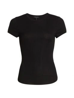 Rag & Bone Zoe Fitted T-Shirt Black -rag & bone Sales Store unnamed file 763