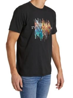 Rag & Bone Beach Photo Crewneck T-Shirt For Men -rag & bone Sales Store unnamed file 778