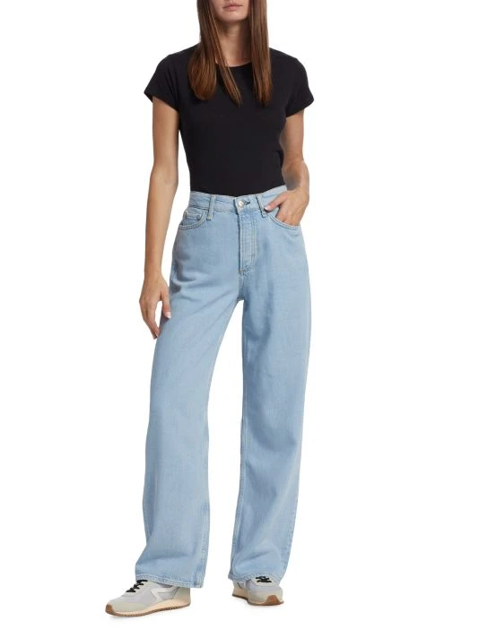 Rag & Bone Featherweight Logan Wide-Leg Jeans 2 Rag & Bone Featherweight Logan Wide-Leg Jeans - Image 2