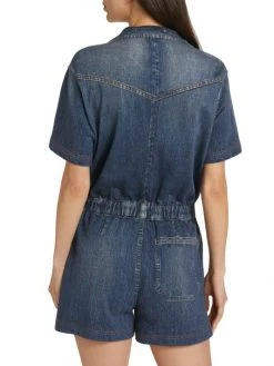 Rag & Bone Miramar Denim Romper -rag & bone Sales Store unnamed file 793