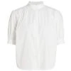 Rag & Bone Jordan Mockneck Button-Down Top White