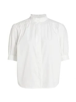 Rag & Bone Jordan Mockneck Button-Down Top White 7 Rag & Bone Jordan Mockneck Button-Down Top White -rag & bone Sales Store unnamed file 857