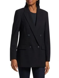 Rag & Bone Andie Double-Breasted Wool Blazer -rag & bone Sales Store unnamed file 871