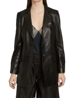 Rag & Bone Charles Leather Blazer -rag & bone Sales Store unnamed file 915