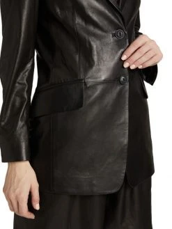 Rag & Bone Charles Leather Blazer -rag & bone Sales Store unnamed file 918