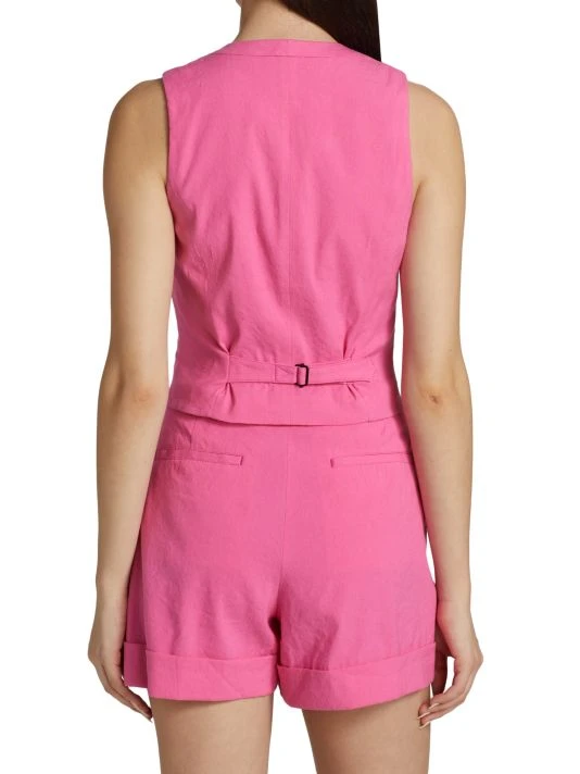 Rag & Bone Priya Linen Vest 5 Rag & Bone Priya Linen Vest - Image 5