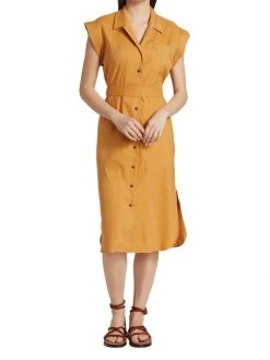 Rag & Bone Helena Belted Cap-Sleeve Shirtdress 9 Rag & Bone Helena Belted Cap-Sleeve Shirtdress -rag & bone Sales Store unnamed file 942