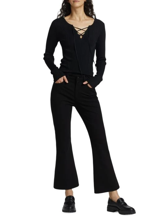 Rag & Bone Casey Crop Flare Pants 2 Rag & Bone Casey Crop Flare Pants - Image 2